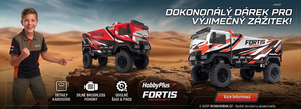 RC kamion Hobby Plus / Absima DKR-4 Fortis Rally Truck 1:18