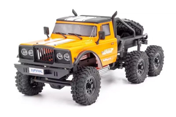 RC auto HOBBYTECH CRX18 Truck Trail 1/18, 6wd, RTR,krátká verze, - oranžová