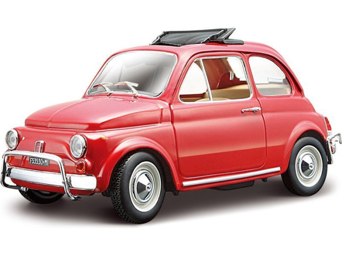 Bburago Fiat 500L 1968 1:24 červená