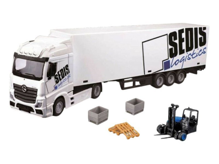 Bburago Mercedes Benz Actros Lift and Load Sedis