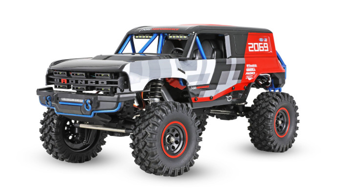 RC auto Hyper Go H18P Ford Bronco Baja 1000 1:18 RTR (střídavý motor, portálové nápravy, uzávěrky)