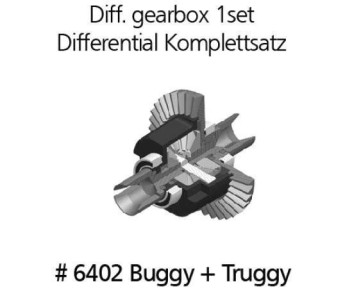 Diferenciál - kompletní sada