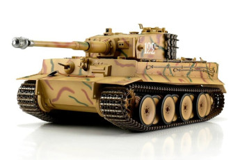 1/16 RC Tiger I Tank IR - letní camo