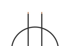 Kabel silikon 4.0mm2 1m (černý)