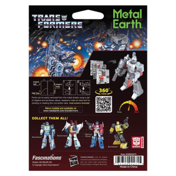 Luxusní ocelová stavebnice Transformers Megatron