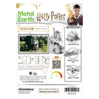 Luxusní ocelová stavebnice Prémiová série Harry Potter - Doupě
