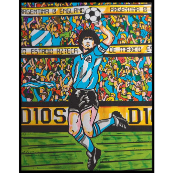 Colorvelvet Sametový obrázek Fotbalista 21x29,7cm
