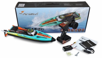 Amewi RC loď Tornado 450mm RTR sada brushless 65km/h LED osvětlení