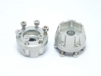 Středové šestihrany pro beadlock disky Metsafil, pro TRX-4, Axial, apod, 2ks
