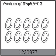 1230877 - 10x5.5x0.3 Washers (10)