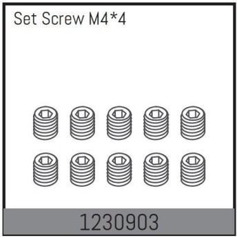 1230903 - Set Screw M4x4 (10)