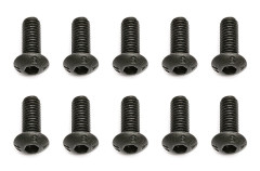 M3x8mm šroub s imbusouvou půlkulatou hlavou, 10ks.