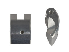 Čtyřčelisťové obložení, hliníkové, tvrdé, 2 ks.