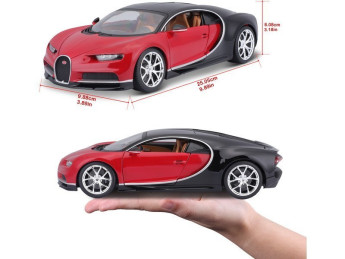Bburago Plus Bugatti Chiron 1:18 modrá