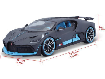 Bburago Bugatti Divo 1:18 stříbrná
