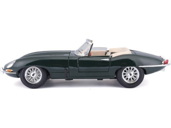 Bburago Jaguar E-type Cabriolet 1:18 zelená