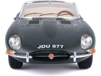 Bburago Jaguar E-type Cabriolet 1:18 zelená