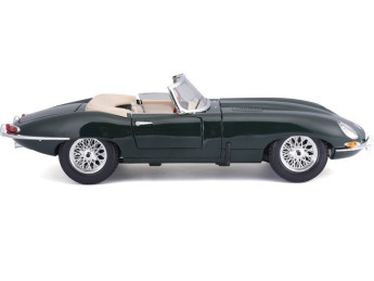 Bburago Jaguar E-type Cabriolet 1:18 zelená