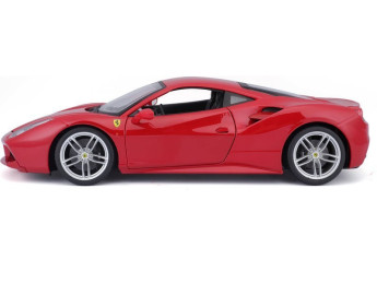Bburago Ferrari 488 GTB 1:18 červená