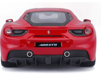 Bburago Ferrari 488 GTB 1:18 červená
