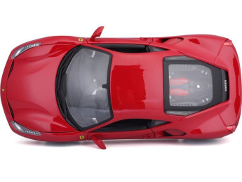 Bburago Ferrari 488 GTB 1:18 červená