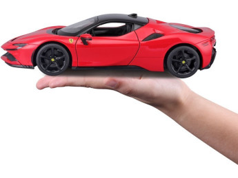 Bburago Ferrari SF90 Stradale 1:18 červená