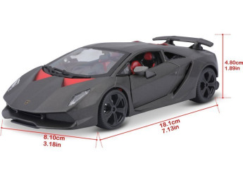 Bburago Plus Lamborghini Sesto Elemento 1:24 černá