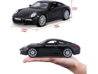 Bburago Plus Porsche 911 Carrera S 1:24 černá