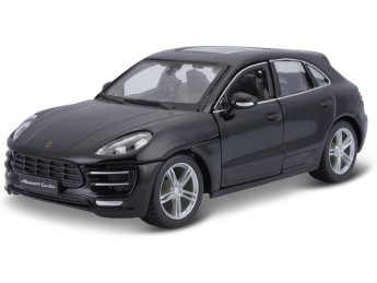 Bburago Plus Porsche Macan 1:24 černá metalíza
