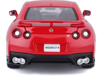 Bburago Plus Nissan GT-R 1:24 červená