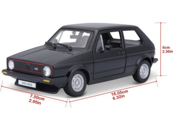 Bburago Volkswagen Golf MK1 GTI 1:24 černá