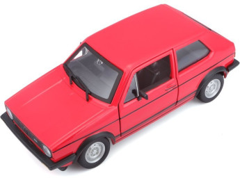 Bburago Volkswagen Golf MK1 GTI 1:24 červená