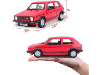 Bburago Volkswagen Golf MK1 GTI 1:24 červená