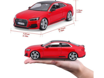 Bburago Audi RS 5 Coupe 1:24 červená