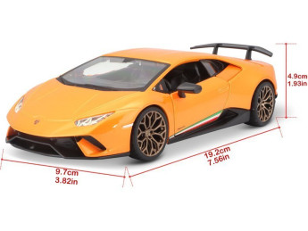 Bburago Lamborghini Huracan Performante 1:24 oranžová