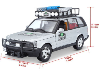 Bburago Range Rover 1:24 stříbrná
