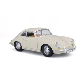 Bburago Porsche 356B Coupe 1961 1:24 krémová