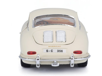 Bburago Porsche 356B Coupe 1961 1:24 krémová