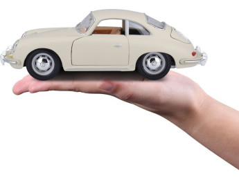 Bburago Porsche 356B Coupe 1961 1:24 krémová