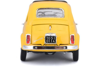 Bburago Fiat 500F 1965 1:24 žlutá