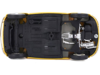 Bburago Fiat 500F 1965 1:24 žlutá