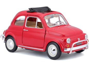 Bburago Fiat 500L 1968 1:24 červená