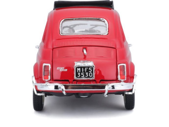 Bburago Fiat 500L 1968 1:24 červená