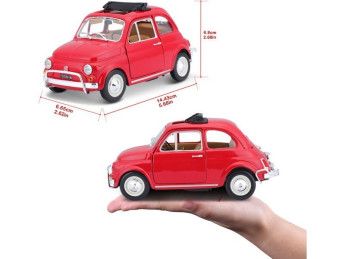 Bburago Fiat 500L 1968 1:24 červená