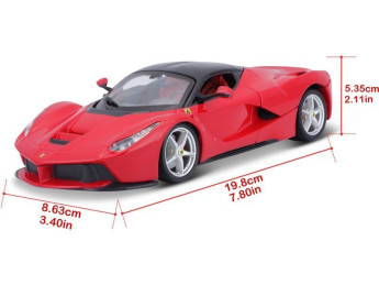 Bburago Ferrari LaFerrari 1:24 červená