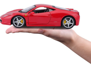 Bburago Ferrari 458 Italia 1:24 červená