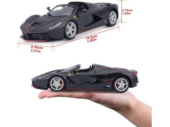 Bburago Ferrari LaFerrari Aperta 1:24 černá metalíza
