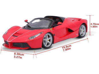 Bburago Ferrari LaFerrari Aperta 1:24 červená