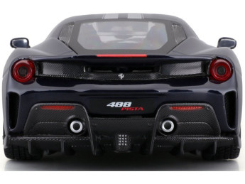 Bburago Ferrari 488 Pista 1:24 tmavě modrá