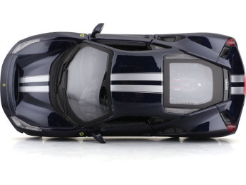 Bburago Ferrari 488 Pista 1:24 tmavě modrá
